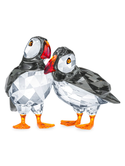 Swarovski Feathered Beauties Atlantic Puffins In Multicolor
