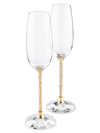 Swarovski Crystalline 2-piece Toasting Flute Set