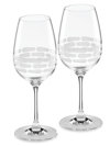 Michael Wainwright Truro Clear 2-piece White Wine Glass Set