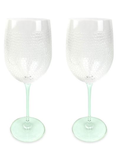 Michael Wainwright Panthera Clear 2-piece Wine Glass Set