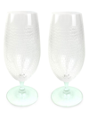 Michael Wainwright Panthera Clear 2-piece Stemmed Water Glass Set