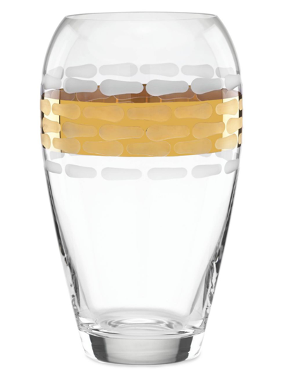 Michael Wainwright Truro Glass Vase In Gold