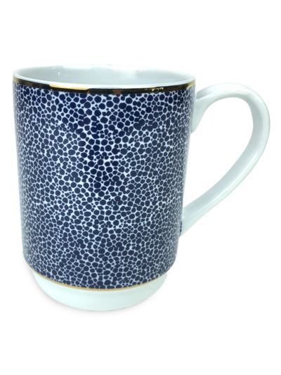 Michael Wainwright Panthera Indigo 4-piece Mug Set In Blue