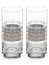 MICHAEL WAINWRIGHT TRURO PLATINUM 2-PIECE HIGHBALL GLASS SET,400015284826