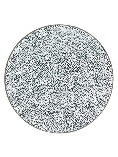 Michael Wainwright Panthera Platinum 4-piece Canape Plate Set In Gray