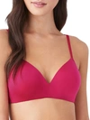 B.tempt'd By Wacoal Future Foundations Wire-free Lace T-shirt Bra In Bright Rose