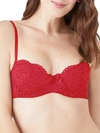 B.tempt'd By Wacoal Ciao Bella Underwire Balconette Bra In Crimson