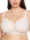 Vanity Fair Beauty Back Longline Wire-free T-shirt Bra In Sheer Quartz