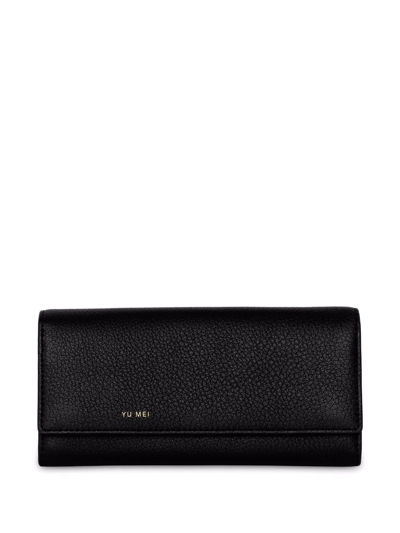 Yu Mei Sebastian Leather Wallet In Black