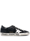 Golden Goose Super-star Low-top Sneakers In Schwarz