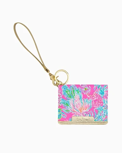 Lilly Pulitzer Snap Id Card Case In Pink