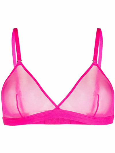 Maison Close Hot Pink Bralette