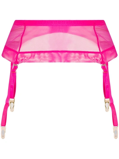 Maison Close Hot Pink Garter Belt