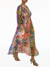 Zimmermann Tropicana Ruffled Pleated Floral-print Silk-crepon Dress In Multicolor