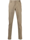 DONDUP MID-RISE STRAIGHT TROUSERS