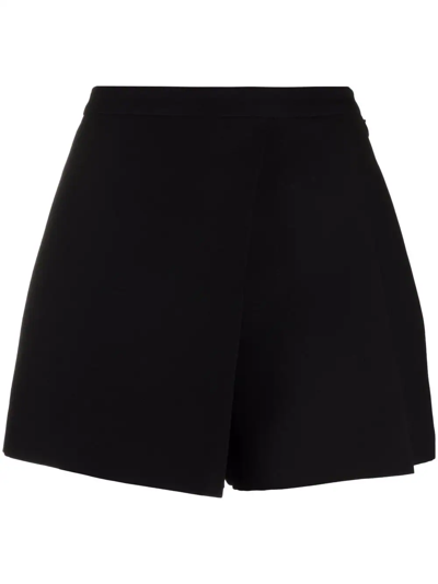 Valentino High-waisted Tailored Shorts In Black