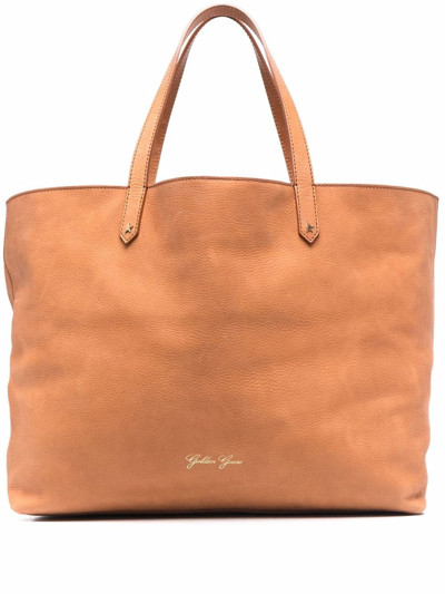 Golden Goose Pasadena Tote Bag In Brown