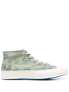 Converse X Undefeated Chuck 70 Mid Sneakers In Green