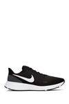 Nike Revolution 5 Running Shoe In 002 Black White