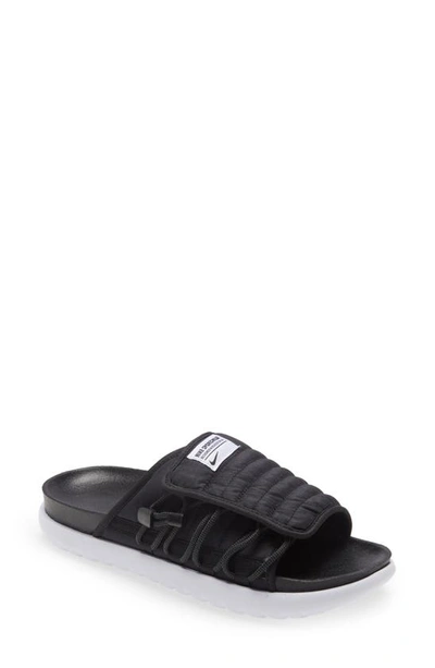 Nike Asuna 2 Slide ''black/dark Grey/white'' Sneakers In Black/grey