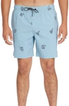 Billabong Sundays Layback Swim Trunks In Haze