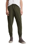 Allsaints Raven Slim Fit Sweatpants In Marsh Green