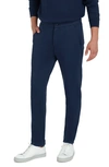 Bugatchi Comfort Stretch Cotton Pants In Navy