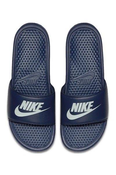 Nike Benassi Jdi Slide Sandal In 403 Midnvy-wndchl