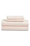Nordstrom At Home 400 Thread Count Sheet Set In Pink Peony Bud