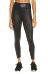 Heroine Sport Marvel Metallic High Waist Leggings In Graphite