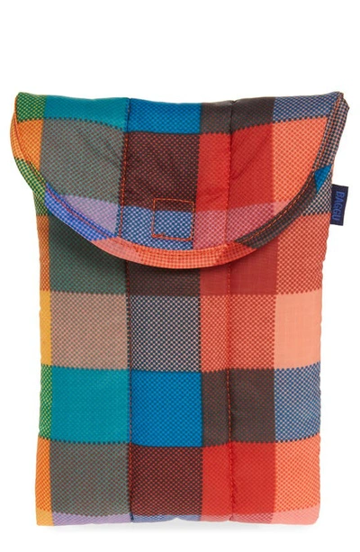 Baggu Puffy 8-inch Tablet Sleeve In Madras ModeSens
