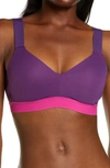 Natori Dynamic Anywhere High Impact Underwire Sports Bra In Radicchio / Berry Bold