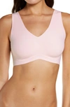 True & Co. True Body Lift Full V-neck Bralette In Peony