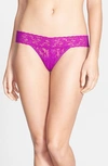 Hanky Panky Low Rise Thong In Iris