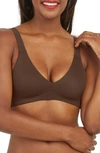 Spanxr Bra-llelujah! Unlined Bralette In Chestnut Brown