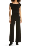 NORMA KAMALI BELTED DROP SHOULDER JUMPSUIT,KK228JPL143001