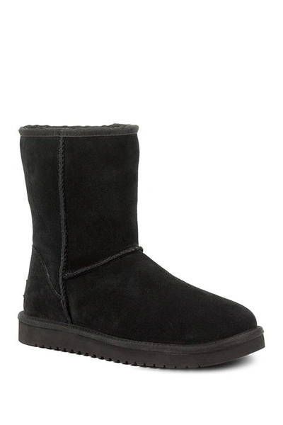 Koolaburra By Ugg Classic Faux Shearling Short Boot In Blk