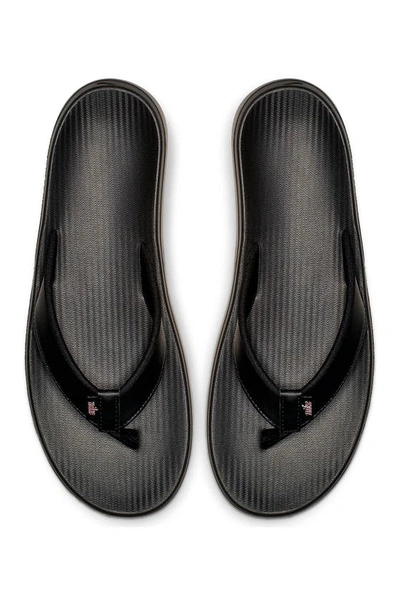 Nike Bella Kai Flip-flop In 001 Black/black-white