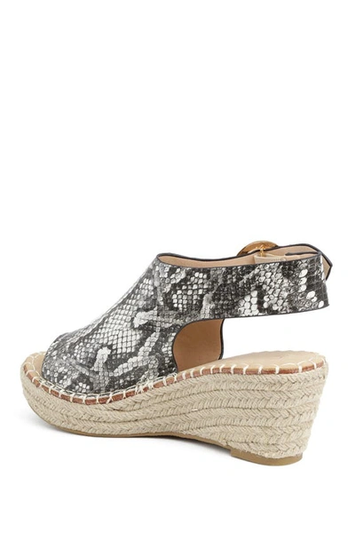 Catherine Catherine Malandrino Cirkly Espadrille Wedge Sandal In Snake