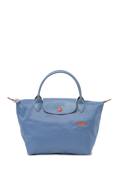 Longchamp Le Pliage Club Tote In Blue Mist