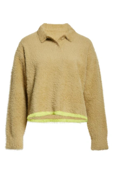 Jacquemus Le Polo Neve Sweater In Brown