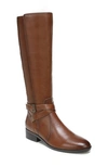 Naturalizer Rena Boot In Deep Saddle Brown Leather