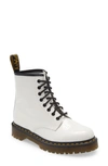 Dr. Martens' 1460 White Smooth Leather Platform Boot