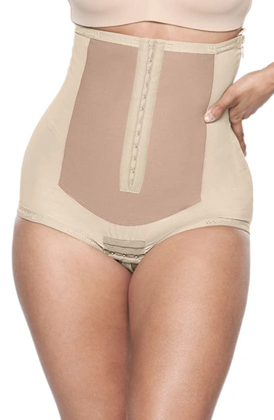 Bellefit Dual Closure Girdle In Beige