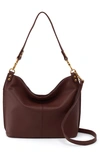 Hobo Pier Leather Tote In Mahogany