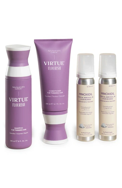 Virtuer Flourish Nightly Intensive Hair Growth Treatment Set For Women In 90 Day