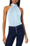 Ramy Brook Lori Stretch Silk Halter Top In Twilight