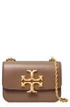 Tory Burch Small Eleanor Convertible Leather Shoulder Bag In Clam Shell