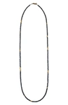 SETHI COUTURE NOIR BLACK DIAMOND & GOLD BEAD NECKLACE,CHBS-18-GBD