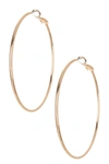 Nordstrom Rack Large Basic Hoop In Gold